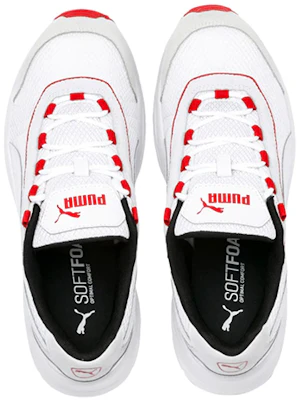 Puma Nucleus Lux Basse Blanc/Gris/Rouge 370481-04 Lookbook Puma Nucleus Lux Basse Blanc/Gris/Rouge 370481-04