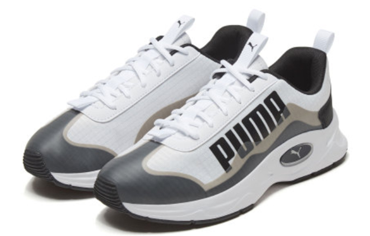 Lookbook PUMA Nucleus Utility 耐磨 低幫 跑步鞋 男女同款 白黑色