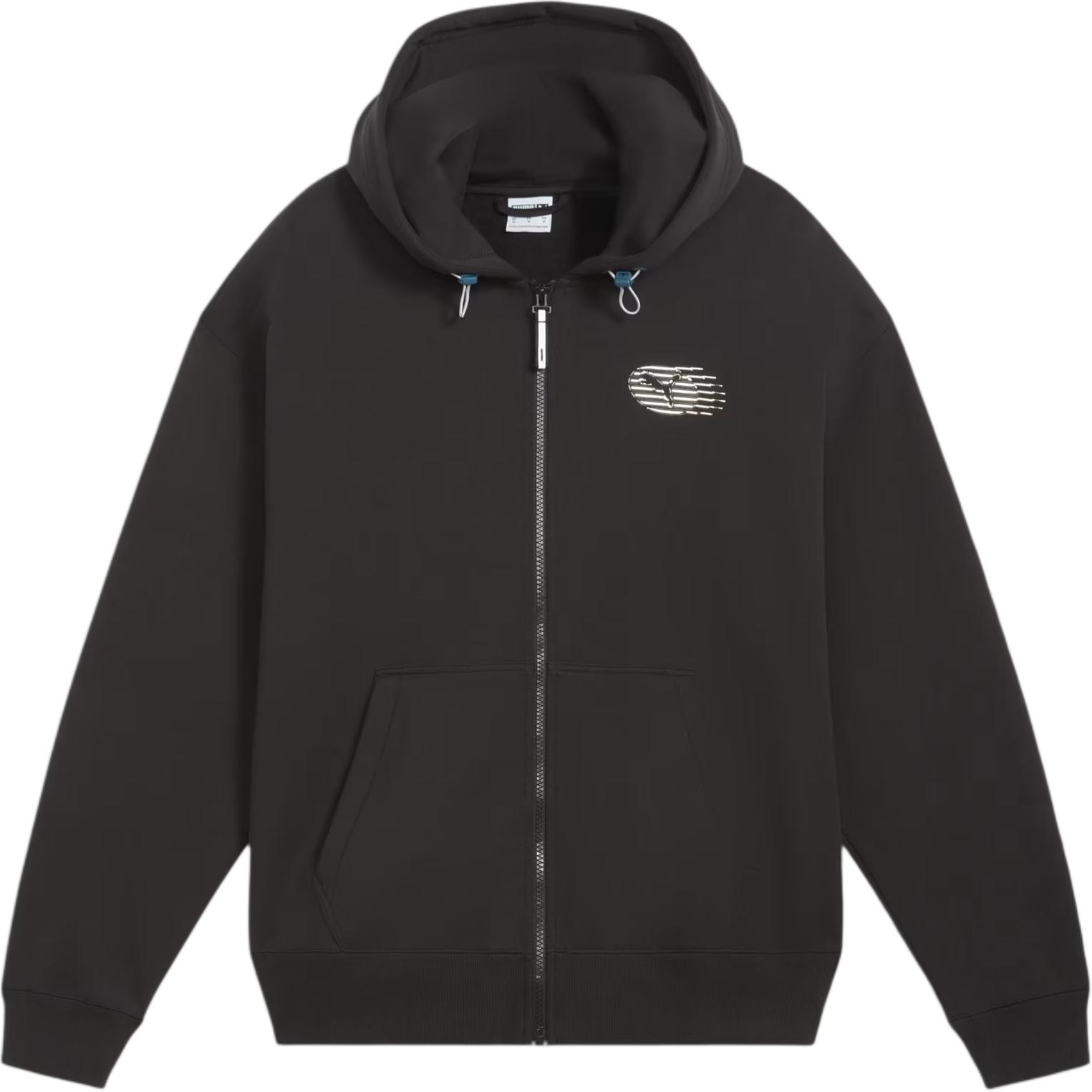 Puma NYChoodie Long Run Black Full-Zip Hoodie Jacket 629440-01