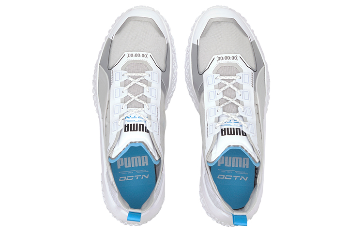 Lookbook Puma Octn Drift Gris/Bleu/Blanc Baskets de Running Basses 339951-02