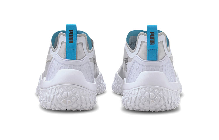 Shop Puma Octn Drift Gris/Bleu/Blanc Baskets de Running Basses 339951-02