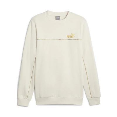 Puma Off-White Fleece-Lined Casual Crewneck Sweatshirt 680140-87