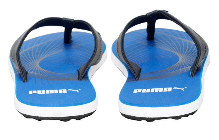 Shop Puma Oleum IDP Slide 'Biru Hitam' 370839-03