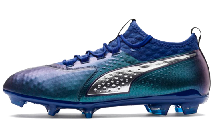 Puma One2 Leather FG Firm Ground 'Blue' 104740-03