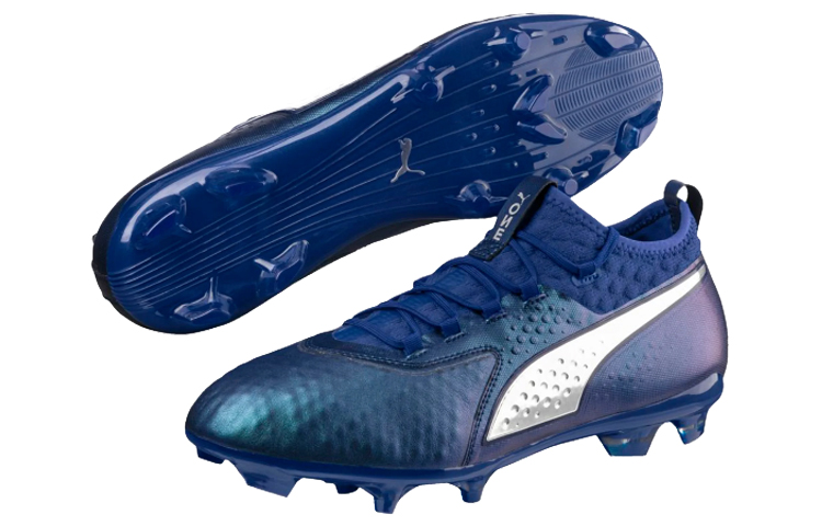 Lookbook Puma One2 Cuir FG Sol Dur ''Bleu'' 104740-03