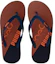 Shop 彪马 One8 Virat Kohli 黑橙色人字拖鞋 383947-02