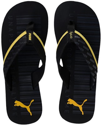 Puma One8 Virat Kohli Flip V6 Idp 戶外人字運動拖鞋 黃黑 Shop Puma One8 Virat Kohli Flip V6 Idp 戶外人字運動拖鞋 黃黑
