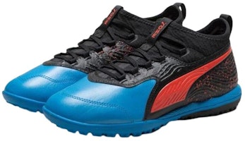 彪馬 One 19.3 TTTF 人造草地 防滑耐磨 足球鞋 藍黑 Lookbook 彪馬 One 19.3 TTTF 人造草地 防滑耐磨 足球鞋 藍黑