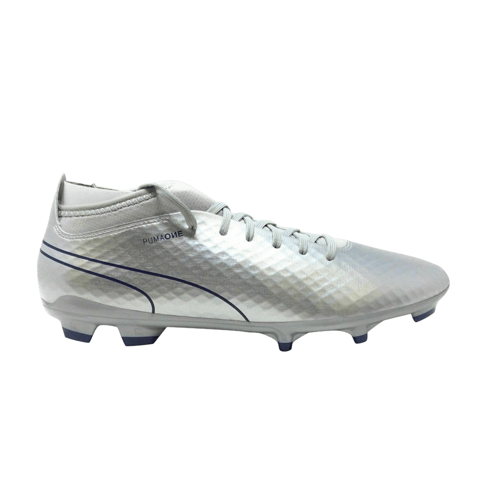 Puma One Chrome 2 FG 'Silver Blue Depths' 104063-01