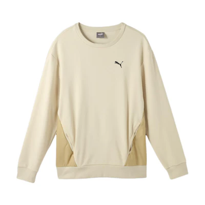 Puma OPEN ROAD Crew TR Sweatshirt Casual Comfort - Snow White 686056-87
