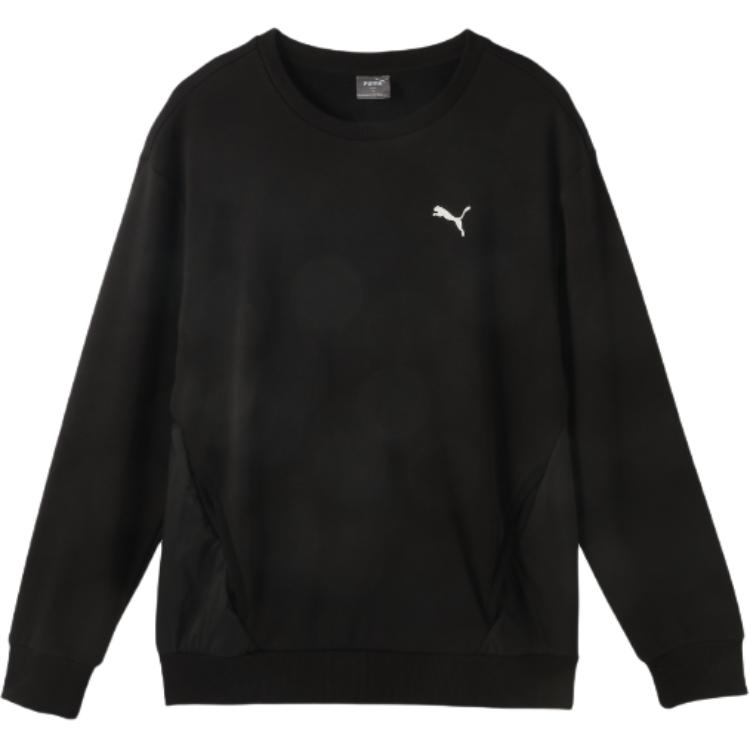 Puma OPEN ROAD CrewTR Black Relaxed Fit Long-Sleeve Sweatshirt 686056-01