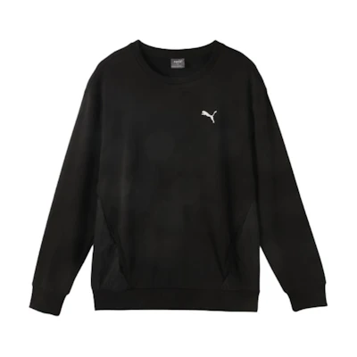 Puma OPEN ROAD CrewTR Black Relaxed Fit Long-Sleeve Sweatshirt 686056-01