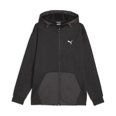 Puma Open Road Full-Zip Hoodie Black Jacket 675897-01
