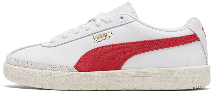 Puma Oslo-City Premium 'White High Risk Red' 374800-02 Buy Puma Oslo-City Premium 'White High Risk Red' 374800-02