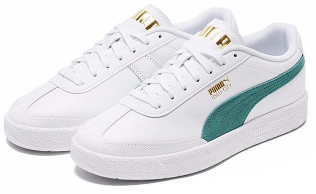Puma Oslo-City Zapatillas Casual Blancas/Verdes 374976-04 Lookbook Puma Oslo-City Zapatillas Casual Blancas/Verdes 374976-04