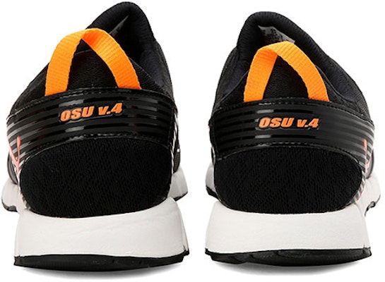 Puma Osu V4 Fm 耐磨低筒跑步鞋 黑橙白 Shop Puma Osu V4 Fm 耐磨低筒跑步鞋 黑橙白