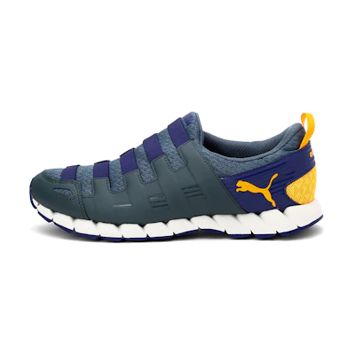 Puma Osu V4 Fm Gray Purple Yellow Low Tops 'Yellow Purple Gray'