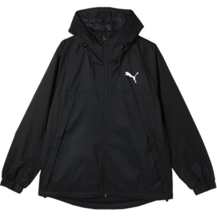 Puma Outdoor Protective Loose Fit Hooded Zip Jacket Black 685839-01