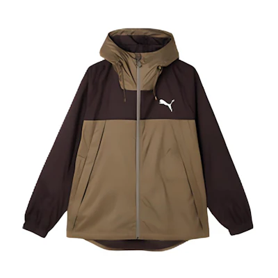 Puma Outdoor Protective Loose Fit Zip-Up Hoodie Jacket - Chocolate Brown 685839-80
