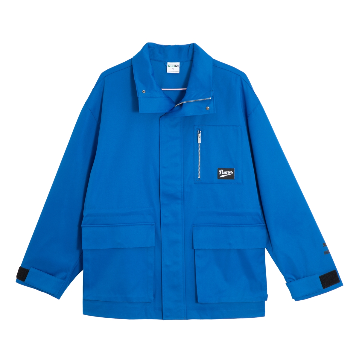 Puma Outdoor Relaxed Fit Multi-Pocket Workwear Jacket Blue Unisex 621663-39