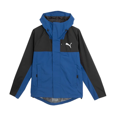 Puma Outdoor Waterproof Windproof Jacket Navy Blue with Brand Logo 683477-09