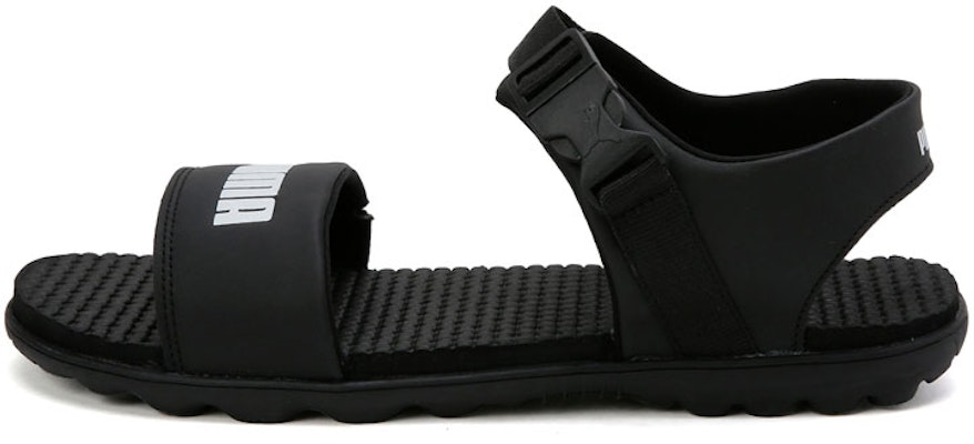 Puma Outstretch 'Magic Tape Peep-Toe Flat Sports Sandals Black' 373643-02 Buy Puma Outstretch 'Magic Tape Peep-Toe Flat Sports Sandals Black' 373643-02