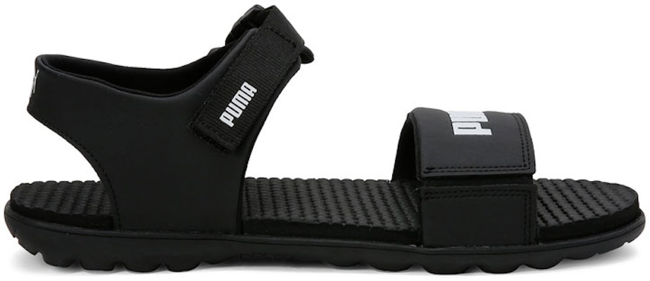 Puma Outstretch 'Magic Tape Peep-Toe Flat Sports Sandals Black' 373643-02 Order Puma Outstretch 'Magic Tape Peep-Toe Flat Sports Sandals Black' 373643-02