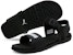 Puma Outstretch 'Selipar Sukan Tapak Kaki Peep-Tumit Magic Hitam' 373643-02