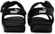 Puma Outstretch 'Selipar Sukan Tapak Kaki Peep-Tumit Magic Hitam' 373643-02