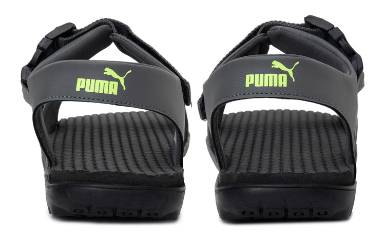 Lookbook Puma Outstretch ''Klittenband Open-Teen Platte Sport Sandalen Grijs Groen'' 373643-04