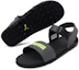 Lookbook Puma Outstretch 'Sandal Sukan Buka Jari Velcro Rata Kelabu Hijau' 373643-04