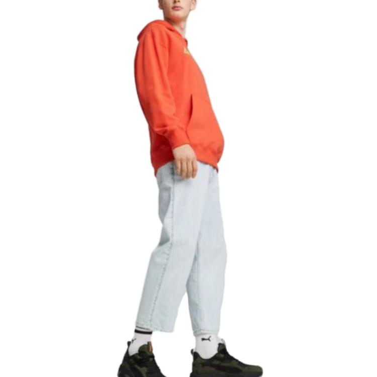 Purchase Puma 寬鬆版羊毛連帽衫 橘紅色 620845-39