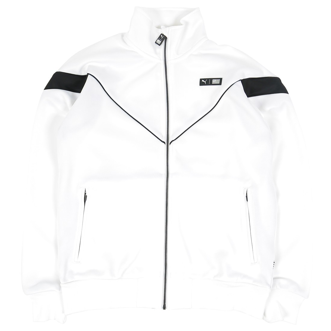 Puma Oversized High-Neck Long-Sleeve Jacket White 596567-02