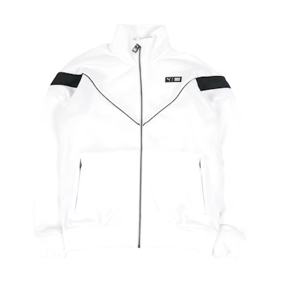 Puma Oversized High-Neck Long-Sleeve Jacket White 596567-02