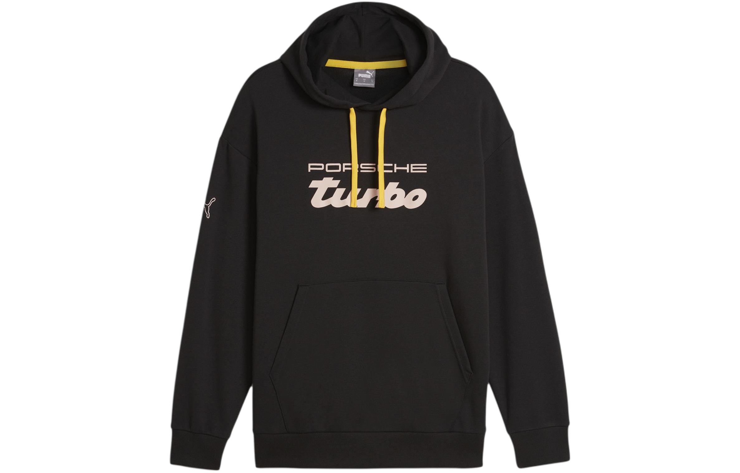 Puma Oversized Hoodie Black with Color-Block Letter Design 625875-01