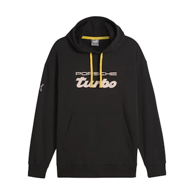 Puma Oversized Hoodie Black with Color-Block Letter Design 625875-01