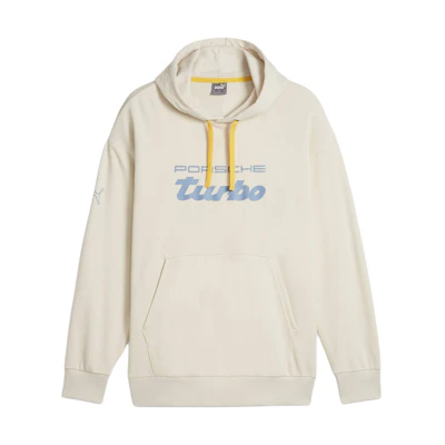 Puma Oversized Hoodie White with Colorblock Letter Design 625875-02