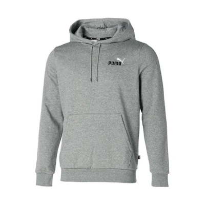 Puma Oversized Hoodie with Letter Print - Gray 846373-03