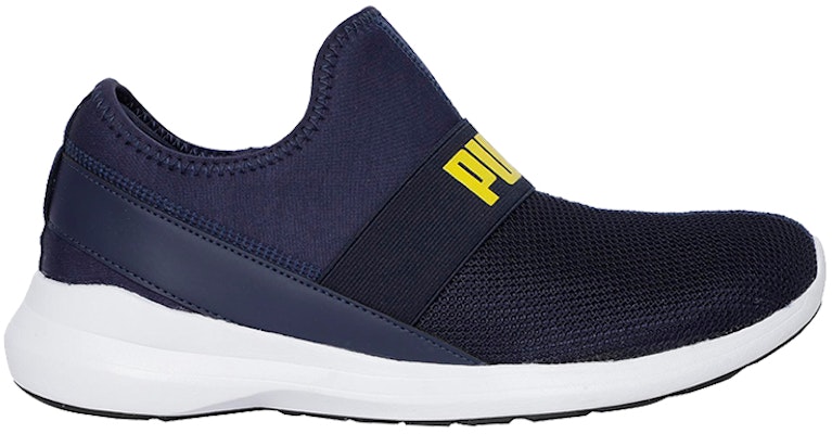 Puma Pace Slip On IDP Shoes Blue/White/Yellow 371167-02 Order Puma Pace Slip On IDP Shoes Blue/White/Yellow 371167-02