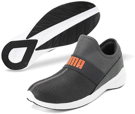 Puma Pace Slip On IDP Shoes Grey/White/Orange 371167-03 Purchase Puma Pace Slip On IDP Shoes Grey/White/Orange 371167-03