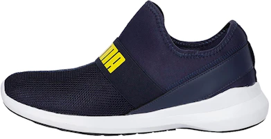 Puma Pace Slip On IDP Shoes Blue/White/Yellow 371167-02 Puma Pace Slip On IDP Shoes Blue/White/Yellow 371167-02
