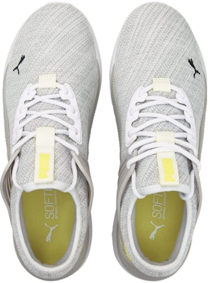 PUMA Pacer Future 雙面針織 低筒 跑步鞋 男女款 灰黃色 Lookbook PUMA Pacer Future 雙面針織 低筒 跑步鞋 男女款 灰黃色