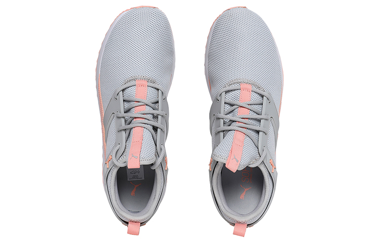 Lookbook Puma Pacer Next Excel Lage Hardloopschoenen Roze/Grijs/Wit 369483-06