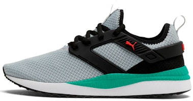 Puma Pacer Next Excel Mesh Training Shoes Grey/Green 370208-06 Puma Pacer Next Excel Mesh Training Shoes Grey/Green 370208-06