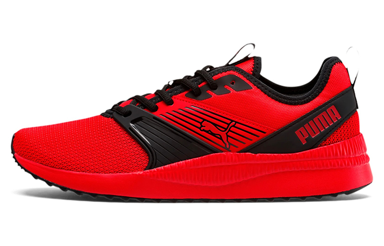 Puma Pacer Next Ffwd Low-top Running Shoes Black/Red 373113-09