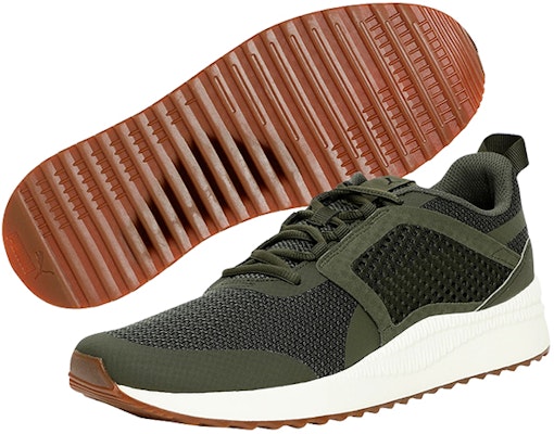 Puma Pacer Next Net Low Running Shoes Armygreen 'Army Green White' 366935-06 Purchase Puma Pacer Next Net Low Running Shoes Armygreen 'Army Green White' 366935-06