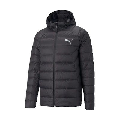Puma PackLITE Down Jacket Black - Minimalist Hooded Casual Style 849355-01
