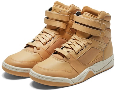 彪马 PALACE GUARD MID COURTSIDE '棕白' 运动鞋 370069-02 Lookbook 彪马 PALACE GUARD MID COURTSIDE '棕白' 运动鞋 370069-02