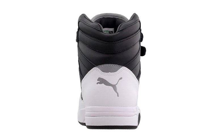 Shop PUMA Palace Guard 中筒復古籃球鞋 男款 黑白
