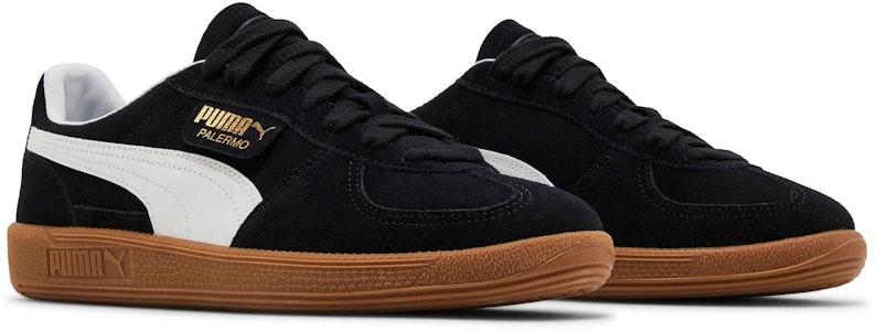 푸마 팔레르모 '블랙 화이트 검' (Puma Palermo 'Black White Gum') 396463-10 Cheap 푸마 팔레르모 '블랙 화이트 검' (Puma Palermo 'Black White Gum') 396463-10